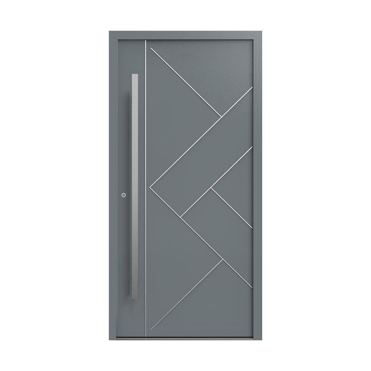 Mala Ewropî Mozaîka Steel Wood Door